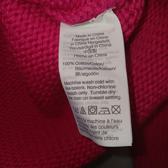 J.crew crew women's pullover sweater size M hot pink barbie - Picture 4 of 5